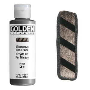 Golden Fluid Acrylics 4oz Micaceous Iron Oxide