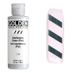 Golden Fluid Acrylics 4oz Interference Green (Fine)