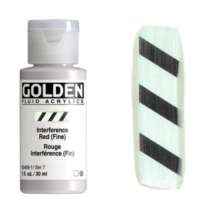 Golden Fluid Acrylics 1oz Interference Red (Fine)