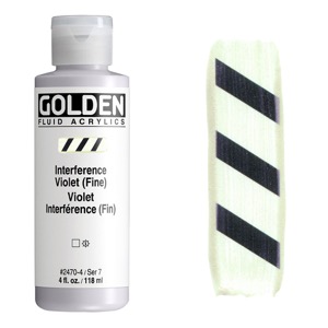Golden Fluid Acrylics 4oz Interference Violet (Fine)