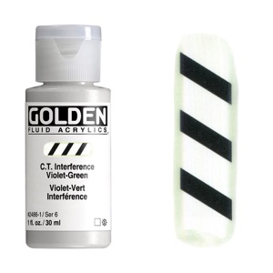Golden Fluid Acrylics 4oz C.T. Interference Violet-Green
