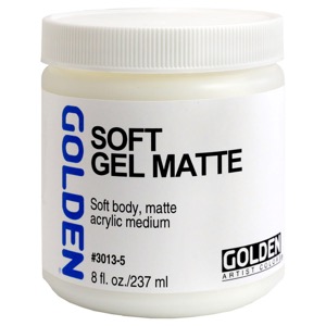 Golden Soft Gel Matte 8oz Jar