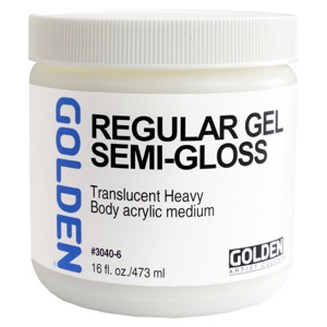 Golden Regular Gel Semi-Gloss 16oz Jar