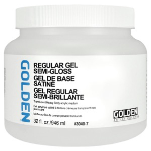 Golden Regular Gel Semi-Gloss 32oz Jar