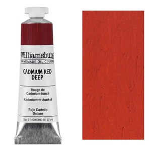 Williamsburg Handmade Oil Colors 37ml Cadmium Red Deep