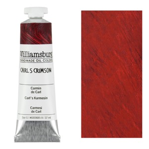 Williamsburg Handmade Oil Colors 37ml Carl's Crimson (Permanent)