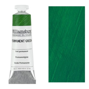 Williamsburg Handmade Oil Colors 37ml Permanent Green