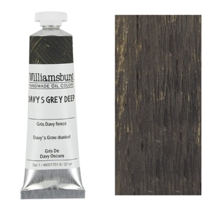Williamsburg Handmade Oil Colors 37ml Davy's Grey Deep