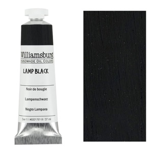 Williamsburg Handmade Oil Colors 37ml Lamp Black