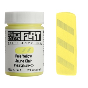 Golden SoFlat Matte Acrylics 2oz Pale Yellow