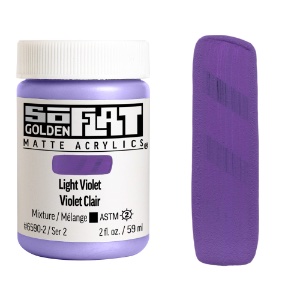 Golden SoFlat Matte Acrylics 2oz Light Violet
