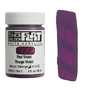 Golden SoFlat Matte Acrylics 2oz Red Violet