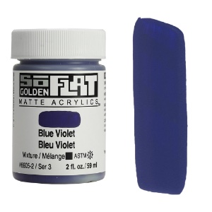 Golden SoFlat Matte Acrylics 2oz Blue Violet