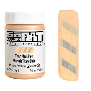 Golden SoFlat Matte Acrylics 2oz Titan Mars Pale