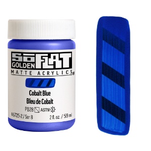 Golden SoFlat Matte Acrylics 2oz Cobalt Blue