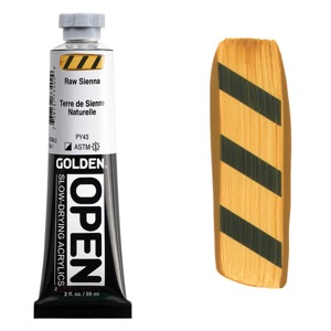 Golden OPEN Slow-Drying Acrylics 2oz Raw Sienna