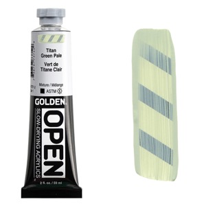 Golden OPEN Slow-Drying Acrylics 2oz Titan Green Pale
