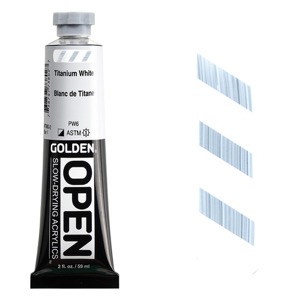 Golden OPEN Slow-Drying Acrylics 2oz Titanium White