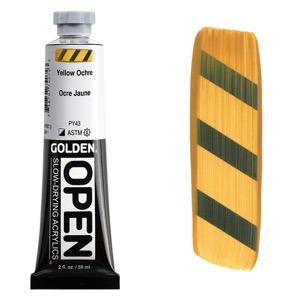 Golden OPEN Slow-Drying Acrylics 2oz Yellow Ochre