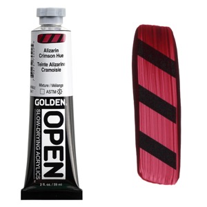 Golden OPEN Slow-Drying Acrylics 2oz Alizarin Crimson Hue