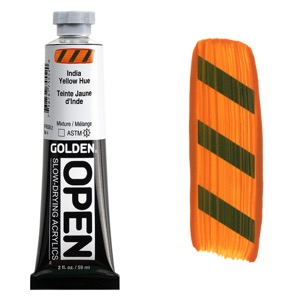 Golden OPEN Slow-Drying Acrylics 2oz India Yellow Hue