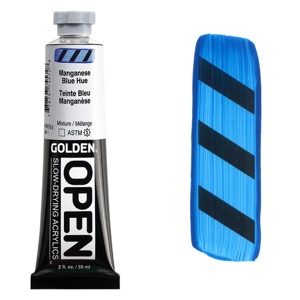 Golden OPEN Slow-Drying Acrylics 2oz Manganese Blue Hue