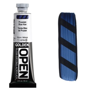Golden OPEN Slow-Drying Acrylics 2oz Prussian Blue Hue