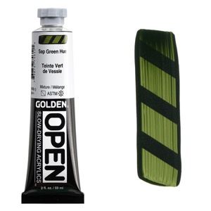 Golden OPEN Slow-Drying Acrylics 2oz Sap Green Hue