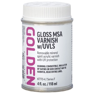 Golden MSA Varnish with UVLS - Gloss, 32 oz
