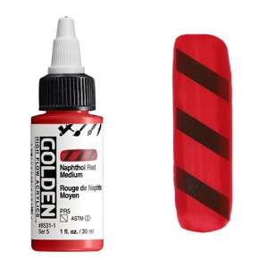 Golden High Flow Acrylics 1oz Naphthol Red Medium