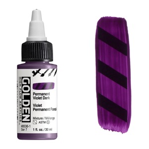 Golden High Flow Acrylics 1oz Permanent Violet Dark
