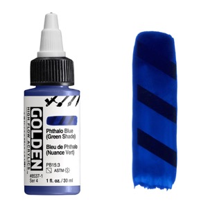 Golden High Flow Acrylics 1oz Phthalo Blue (Green Shade)