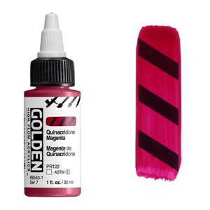 Golden High Flow Acrylics 1oz Quinacridone Magenta