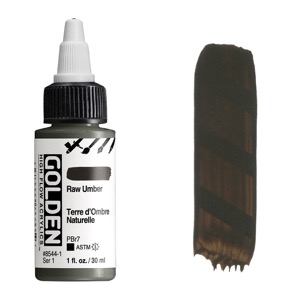 Golden High Flow Acrylics 1oz Raw Umber