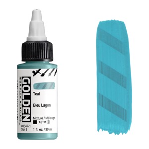 Golden High Flow Acrylics 1oz Teal