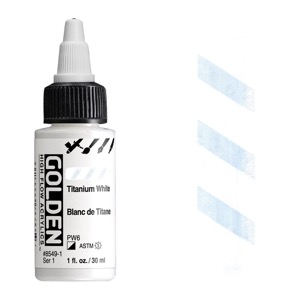 Golden High Flow Acrylics 1oz Titanium White