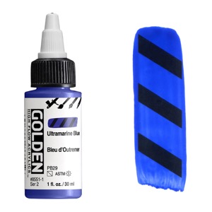 Golden High Flow Acrylics 1oz Ultramarine Blue