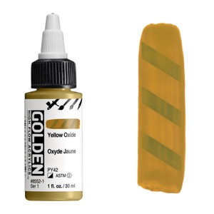 Golden High Flow Acrylics 1oz Yellow Oxide