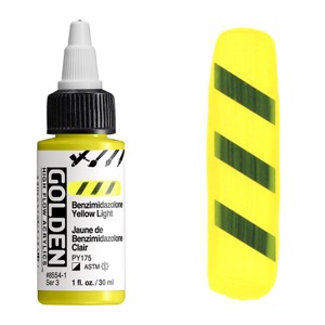 Golden High Flow Acrylics 1oz Benzimidazolone Yellow Light