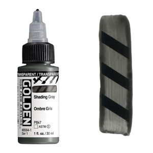 Golden High Flow Acrylics 1oz Transparent Shading Gray