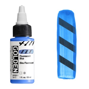 Golden High Flow Acrylics 1oz Fluorescent Blue