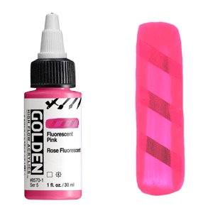 Golden High Flow Acrylics 1oz Fluorescent Pink