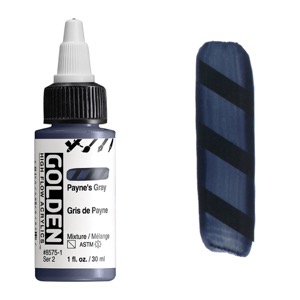 Golden High Flow Acrylics 1oz Payne's Gray