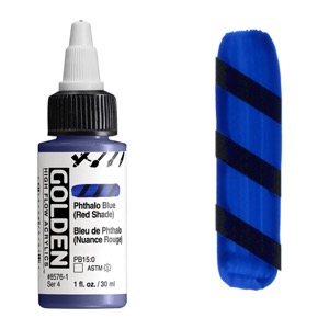 Golden High Flow Acrylics 1oz Phthalo Blue (Red Shade)