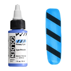 Golden High Flow Acrylics 1oz Primary Cyan