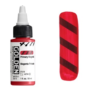 Golden High Flow Acrylics 1oz Primary Magenta