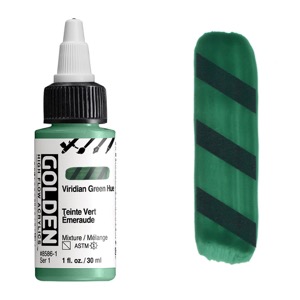 Golden High Flow Acrylics 1oz Viridian Green Hue