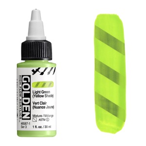 Golden High Flow Acrylics 1oz Light Green (Yellow Shade)