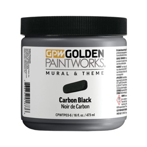 Golden Paintworks Mural & Theme Paint 16oz Carbon Black