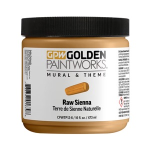 Golden Paintworks Mural & Theme Paint 16oz Raw Sienna